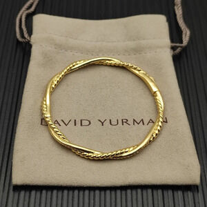 David Yurman 4.4mm Gold Small Infinity Bracelet